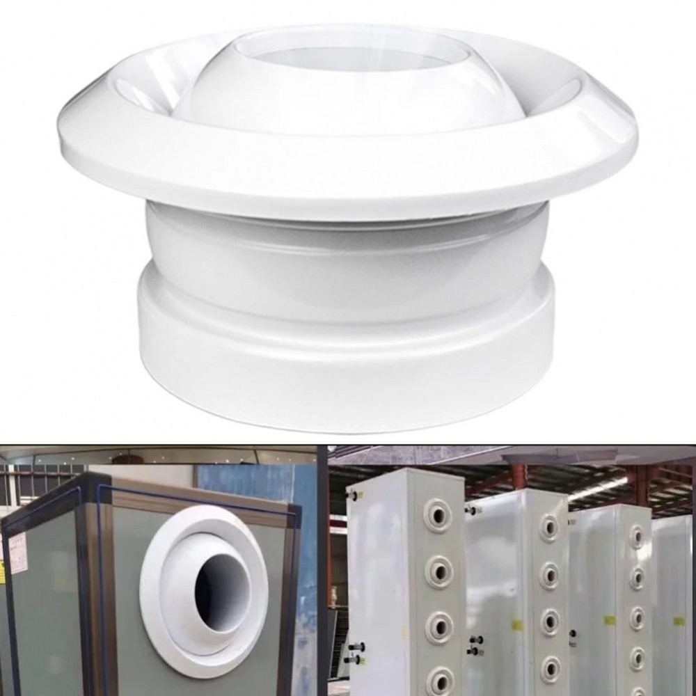 360° Abs ทรงกลม Jet Vent 360° การออกแบบหมุนได้ปรับปริมาณอากาศ | Shopee ...