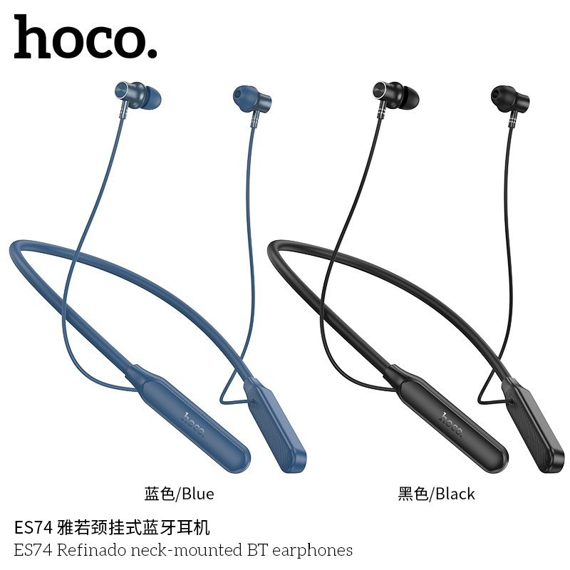 Hoco ES74 หูฟังบลูทูธ 5.4 แบบคล้องคอ แบตอึด 30 ชม. เบสแน่น คุยชัด ระบบ ...