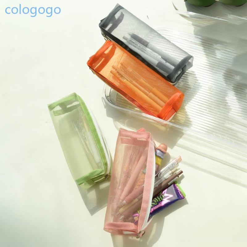 Colo น่ารักดินสอใสกระเป๋าดินสอสําหรับกล่องเครื่องเขียนกระเป๋าเดินทาง ...