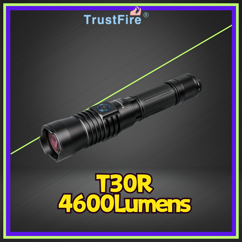 Trustfire T30R LEP ไฟฉาย 460 Lumens La-ser 1100M ระยะไกลที่สุด LEP
