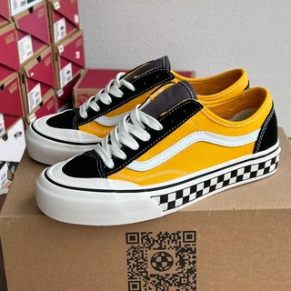Plaid yellow vans best sale