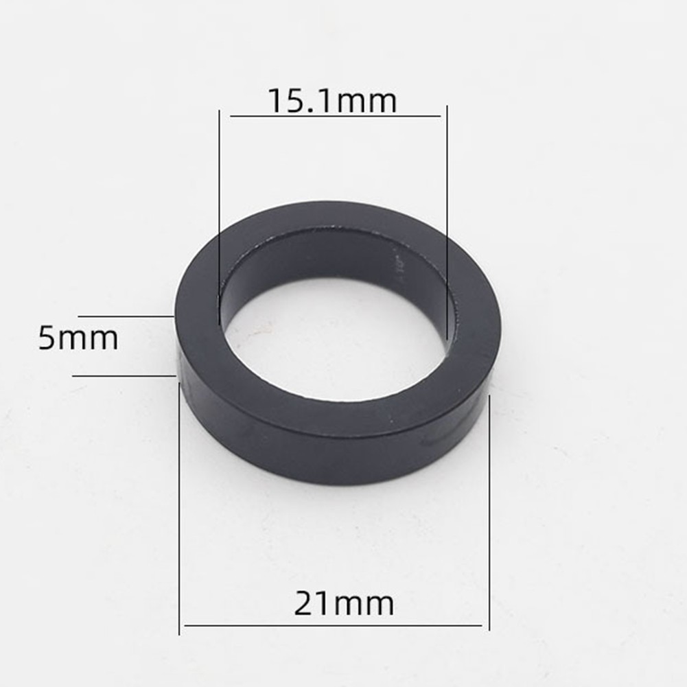 คุณภาพดี 】 จักรยาน Thru Axle Washer x3/7.5mm M15x0.2/5mm Hubs Axle Flat ...