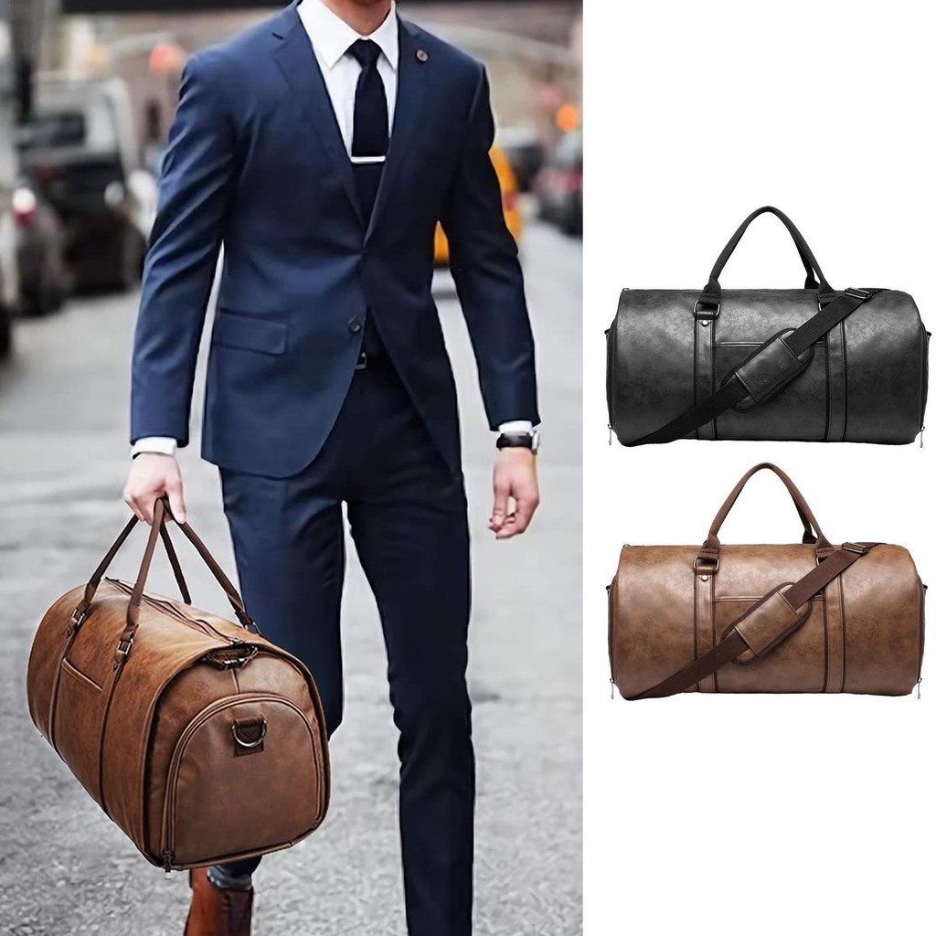 Carry on Garment Bag Convertible Suit Carrier Large Suit Bag 2 in 1