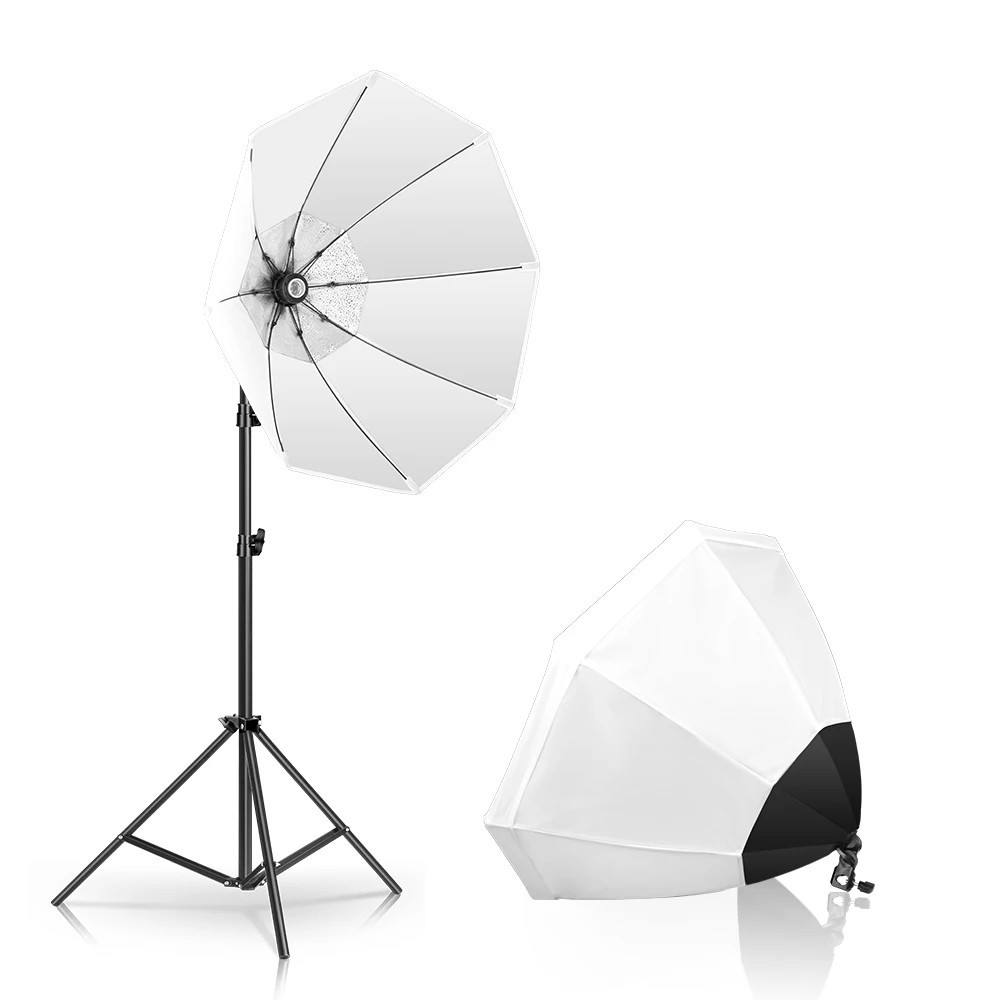 Photo Studio Octagon Softbox 70cm Soft Box with 200cm Light Stand Kit ...