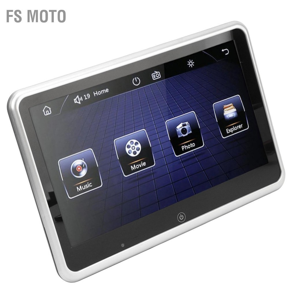 FS Moto รถ Headrest Monitor 1080P 10.1in หน้าจอสัมผัส 1024X600 Mirror ...