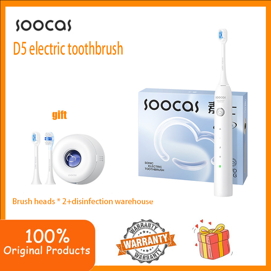 soocas D5 Soundwave electric toothbrush comes with a disinfection and ...