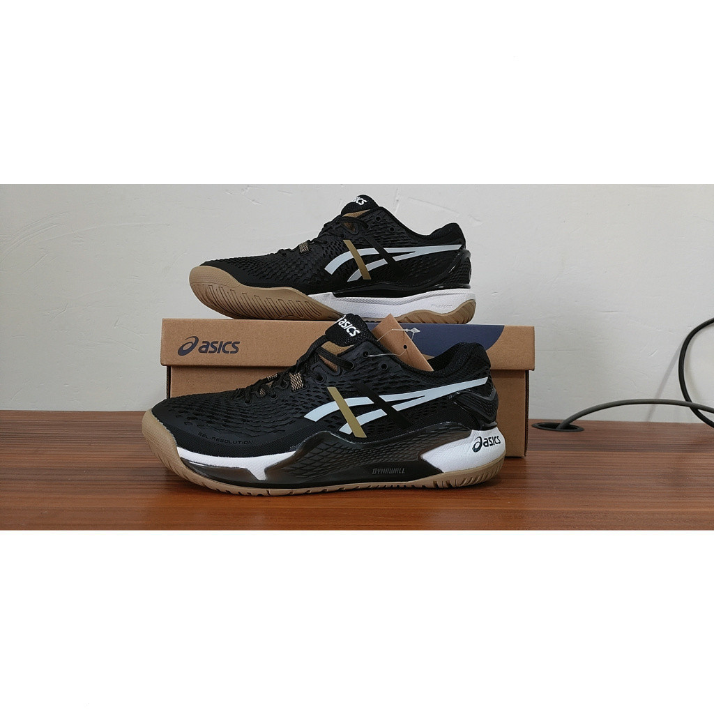 Wfhi Asics Gel-Resolution รองเท้าเทนนิส ระบายอากาศ สีดํา สําหรับผู้ชาย ...
