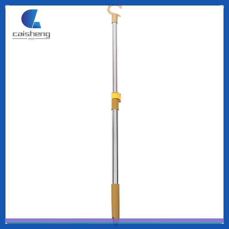 Reach Closet Pole Telescoping พร ้ อม Hook Coat Hanger Telescopic