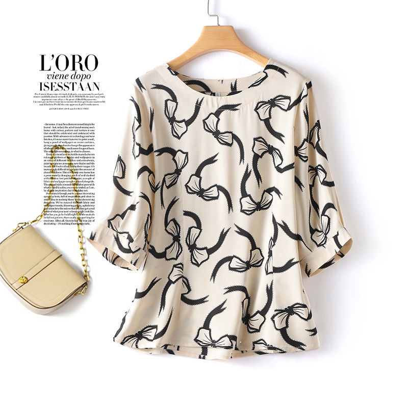 เสื้อชีฟองผู้หญิงแขนสั้นด้านบนเวอร์ชั่นเกาหลีเสื้อยืด | Shopee Thailand