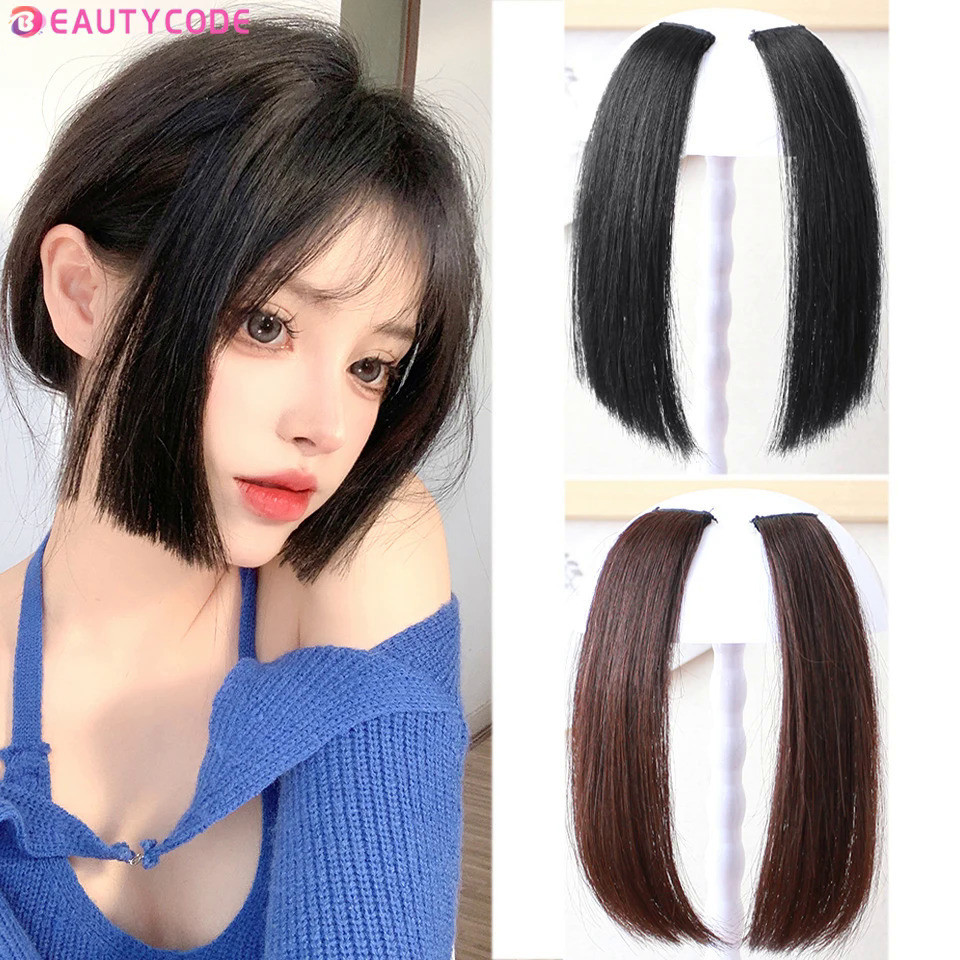 คลิปสังเคราะห์ใน Bangs Princess ตัดด้านข้าง Flat Bangs คลิปในธรรมชาติ ...