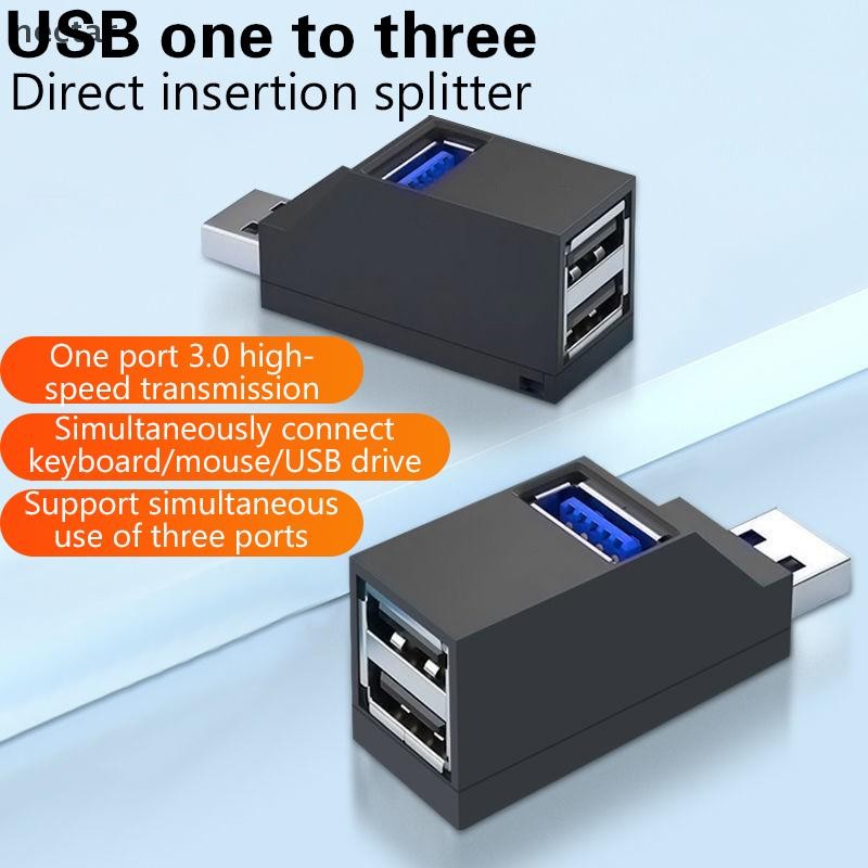 TAR ความเร็วสูง USB 3.0 HUB อะแดปเตอร์ Extender Splitter กล่อง 3 พอร์ต ...