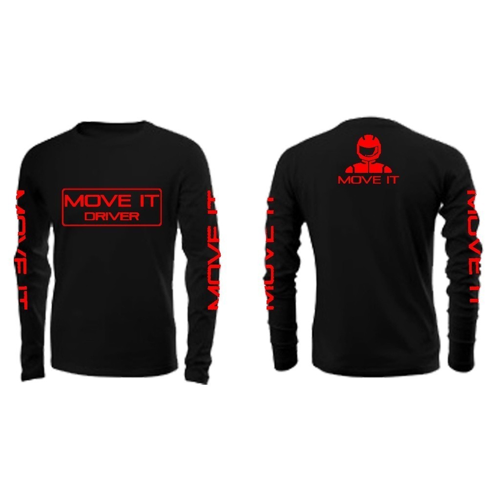 Move It Motorcycle Rider delivery เสื้อเครื่องแบบแขนยาว Drifit | Shopee ...