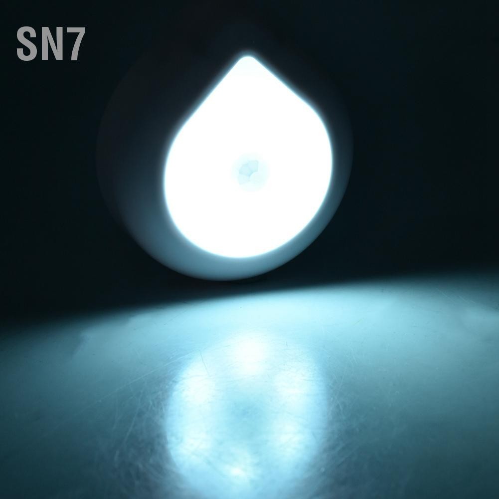 SN7 Motion Sensor 6 LED Night Light Stick บนแม่เหล็กตู้เสื้อผ้าสำหรับ ...