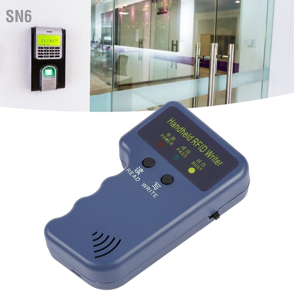 SN6 125KHz EM4100 แบบพกพามือถือ RFID ID Card เครื่องถ่ายเอกสาร Reader ...