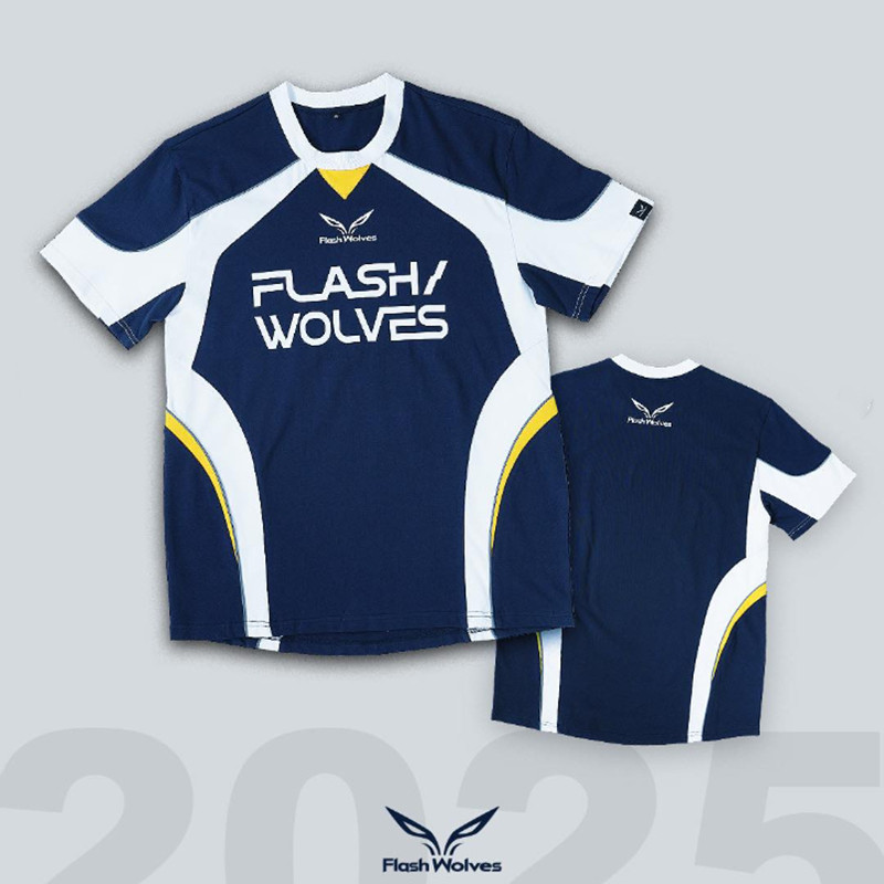 Flash Wolves E-sports Jersey 2025,เสื้อยืด Arena of Valor Gameing Heat ...