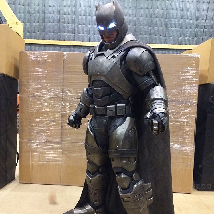 cosplay1:1สวมบทบาทสวมชุดเกราะทั้งตัว Krypton Star Heavy Armor Batman ...