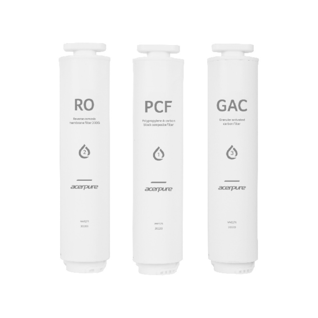Acerpure ไส้กรองน้ำดื่ม WP1-WP742 (RO / GAC / PCF) Filter สำหรับ ...