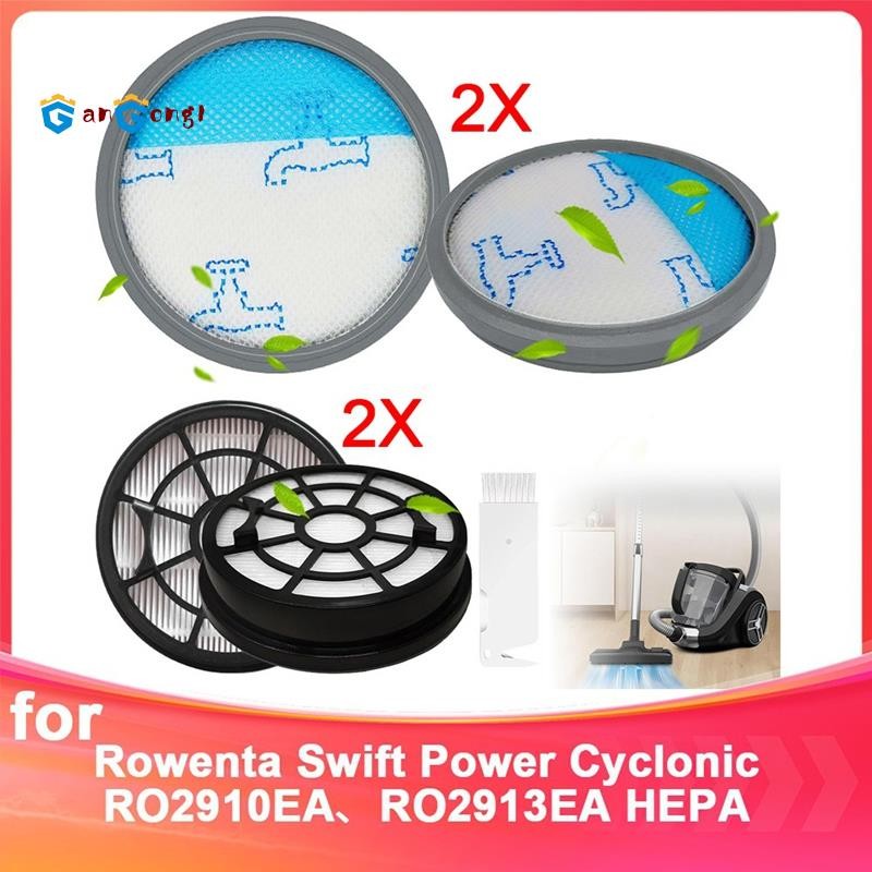 4 Filtri HEPA Per Aspirapolvere Rowenta Swift Power RO2910EA RO2913EA RO2915EA RO2932EA – Kit Ricambio