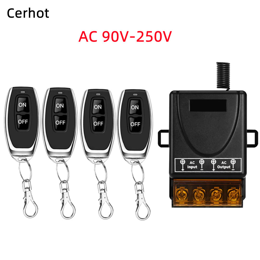 Cerhot 30A Wireless Switch Remote controller, AC 100V-250V Relay ...