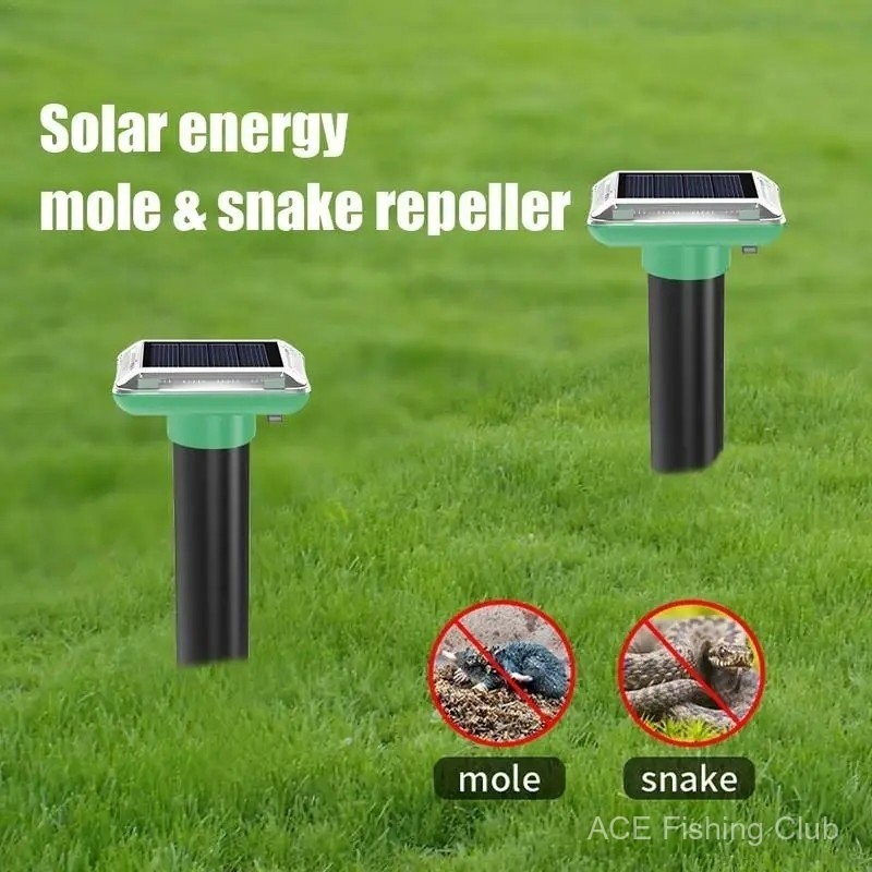พลังงานแสงอาทิตย์ Ultrasonic Snake และ Mouse Repeller รอบ Solar Garden ...