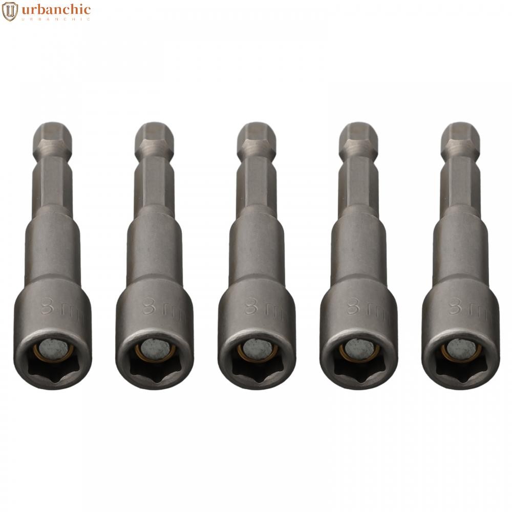Hex Socket Tech Tek Magnetic Mm Nut Roofing Screw Setter Tool 5 ชิ้น 8 ...
