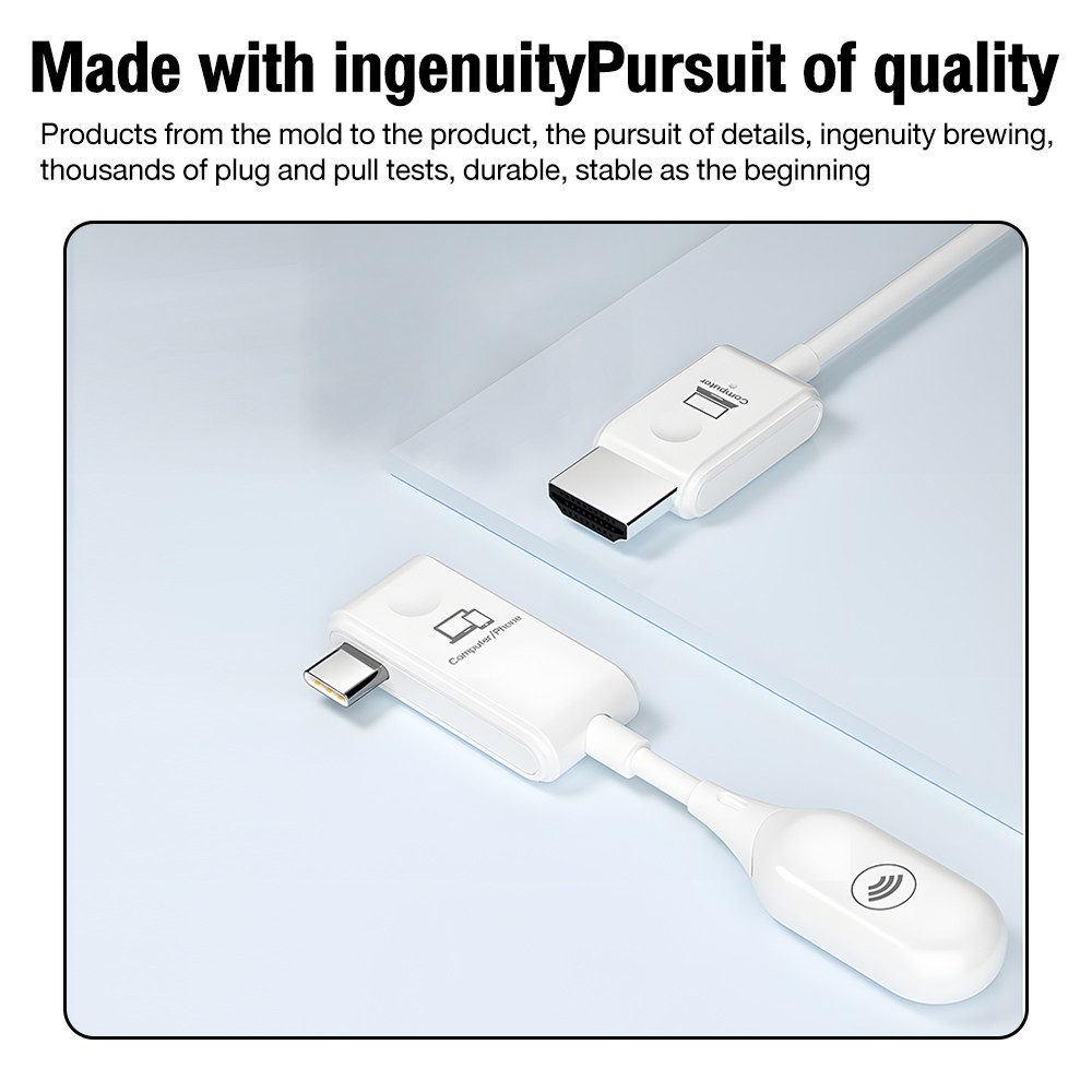 COD type c to HDMI อุปกรณ์แชร์หน้าจอไร้สาย 1080P HDMI TO USB/TYPE-C ...