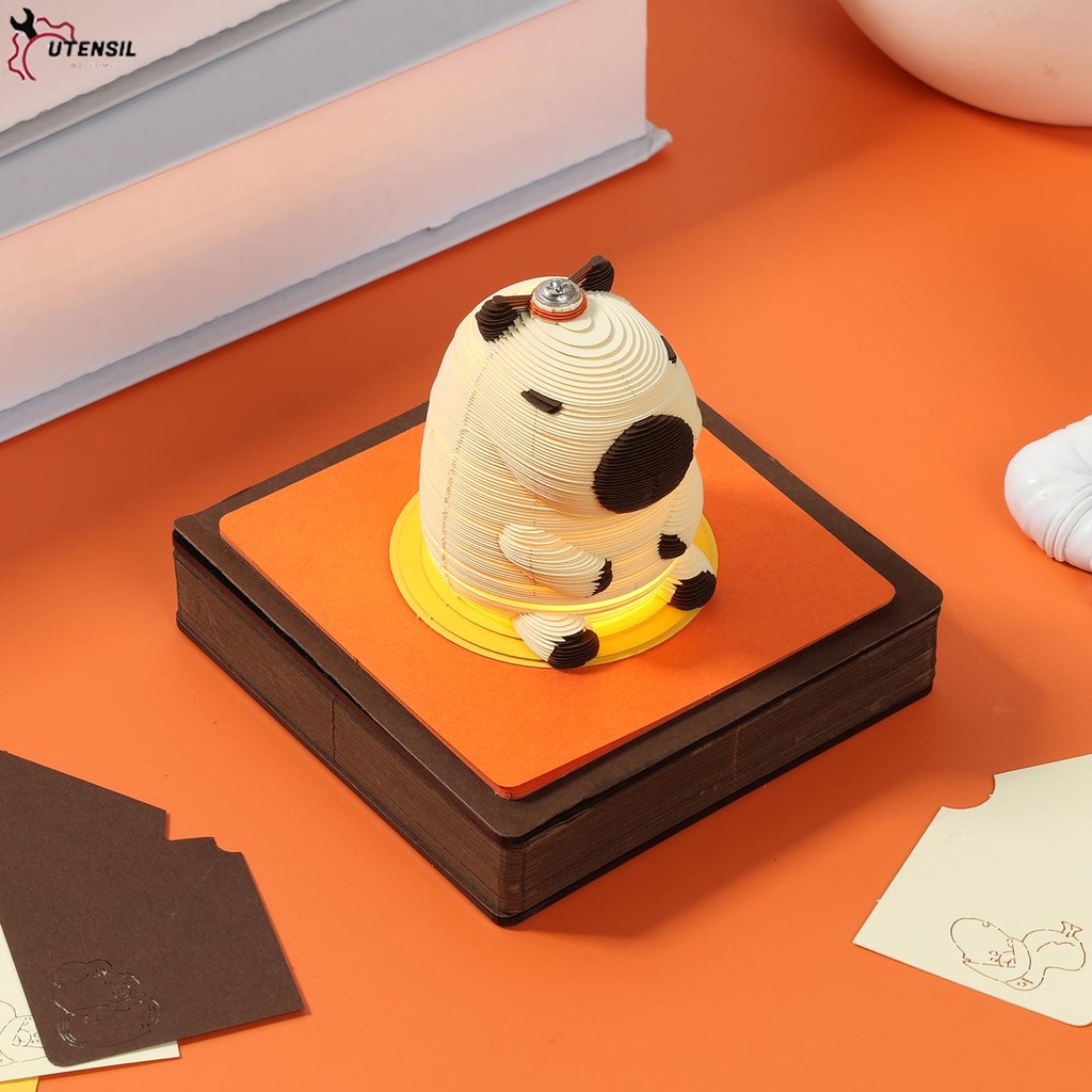 3d Memo Pad พร้อมไฟตกแต่ง 3D Notepad Art Tear Away 3D Sticky Notes ...