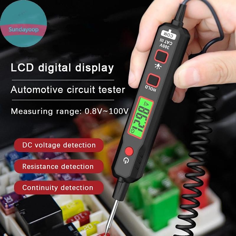 Sund HT86A รถเครื่องตรวจจับแรงดันไฟฟ้าปากการถยนต์ Fault Maintenance ...