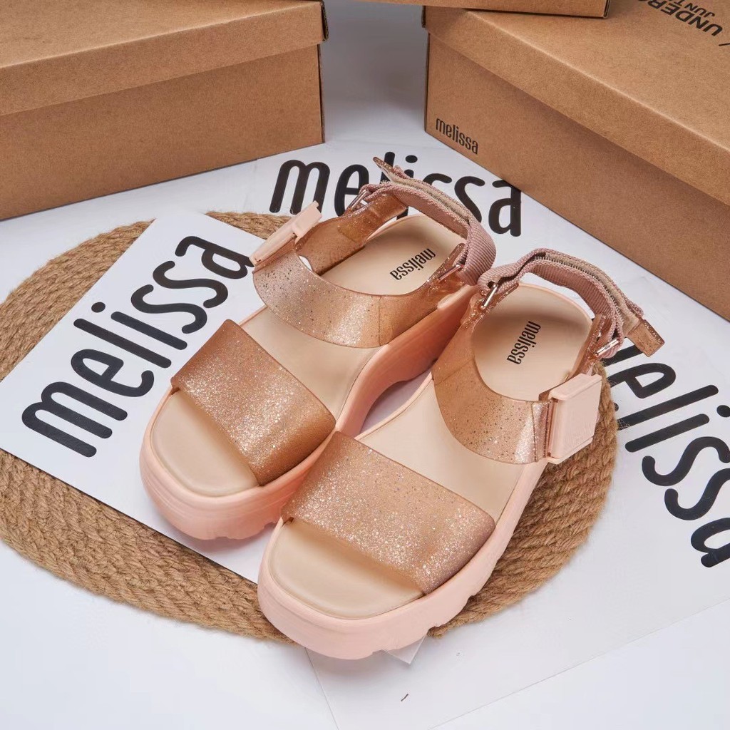 Melisa Jelly Shoes Platform Platform Shoes Sandals Women s Flat Roman Sandals