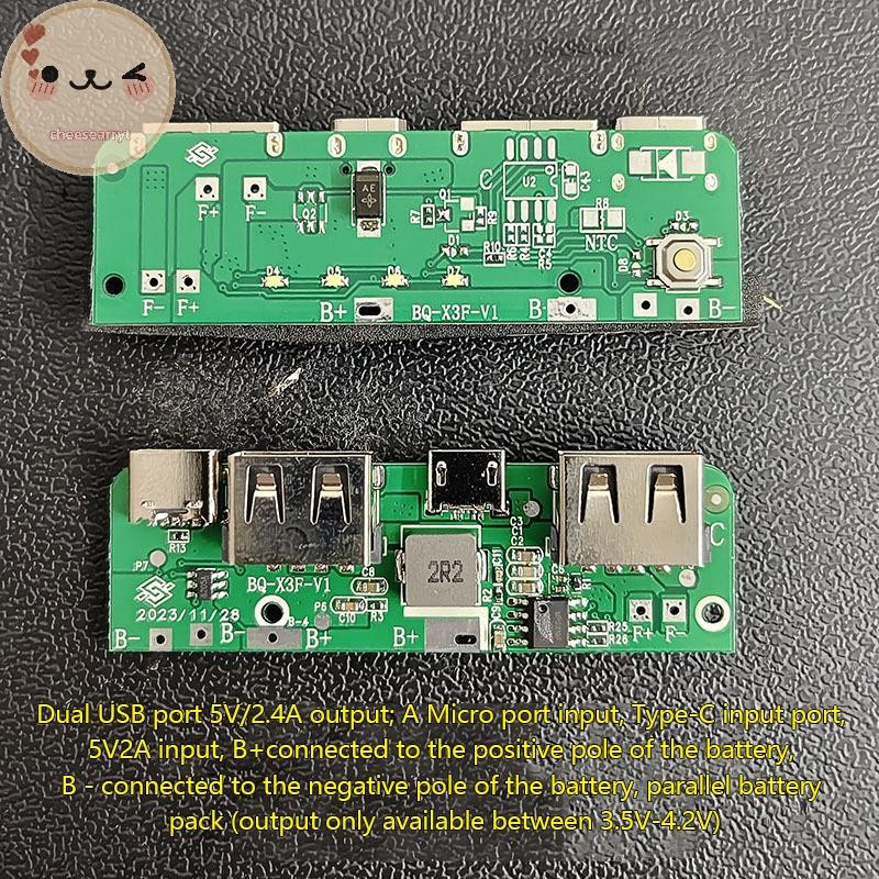 Chee Boost Board 5V 2A Dual USB Type-C Output Circuit Board X3 Mobile ...