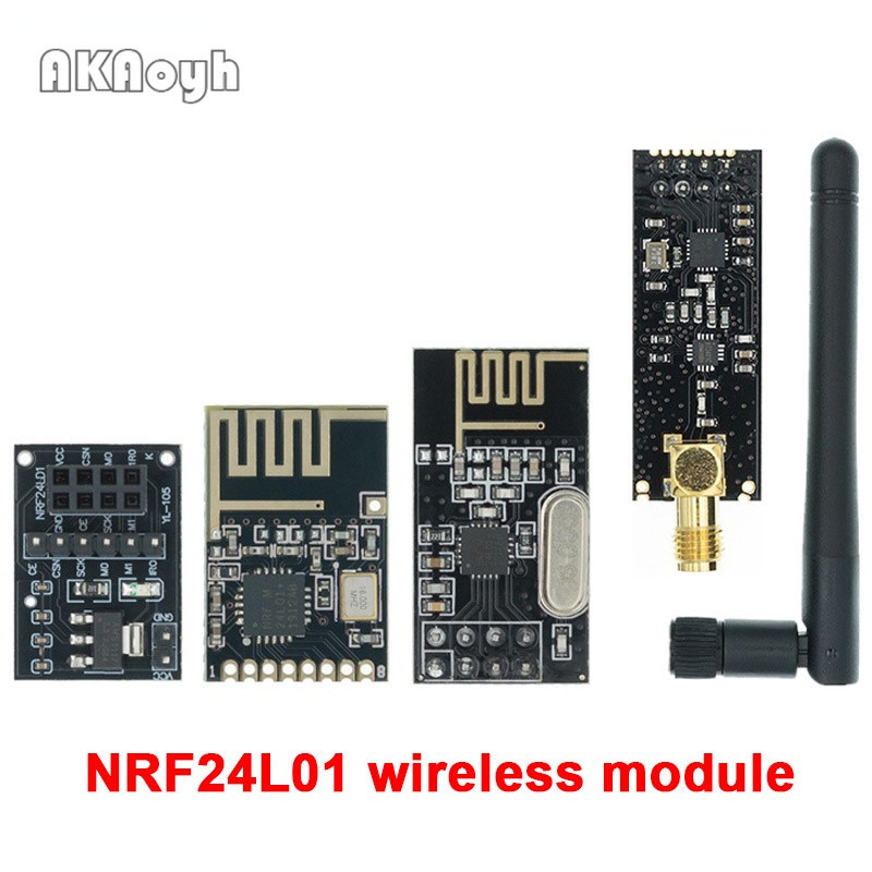 Nrf24l01 + 2.4G โมดูลส่งข้อมูลไร้สาย 2.4GHz NRF24L01 รุ่นอัพเกรด ...