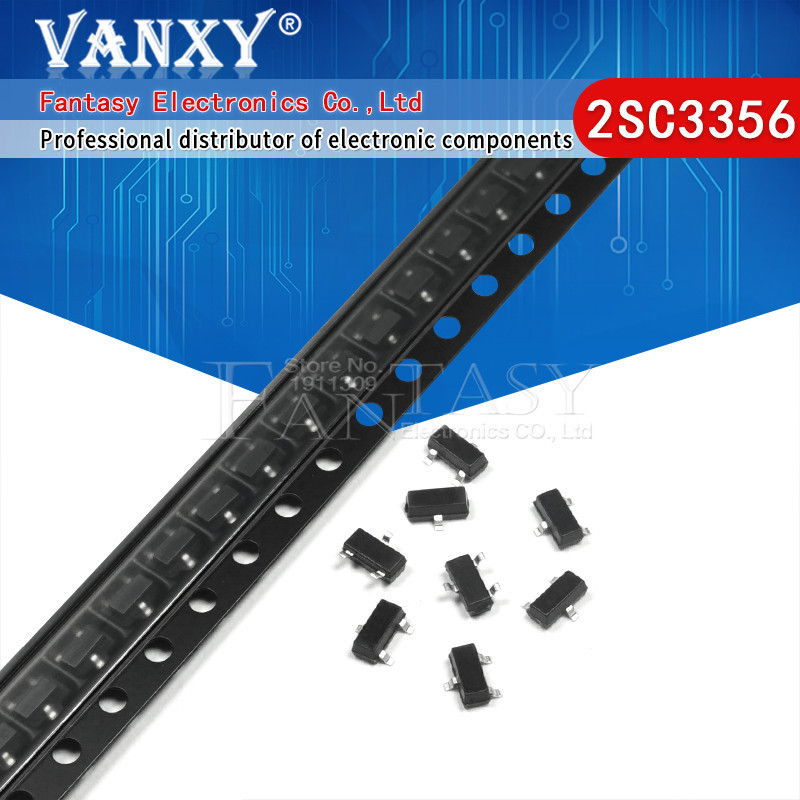 10 Stück 2SC3356-R25 NPN-Transistor – SOT-23 Gehäuse, Typ C3356 – Für Elektronik-Bastler & Reparatur