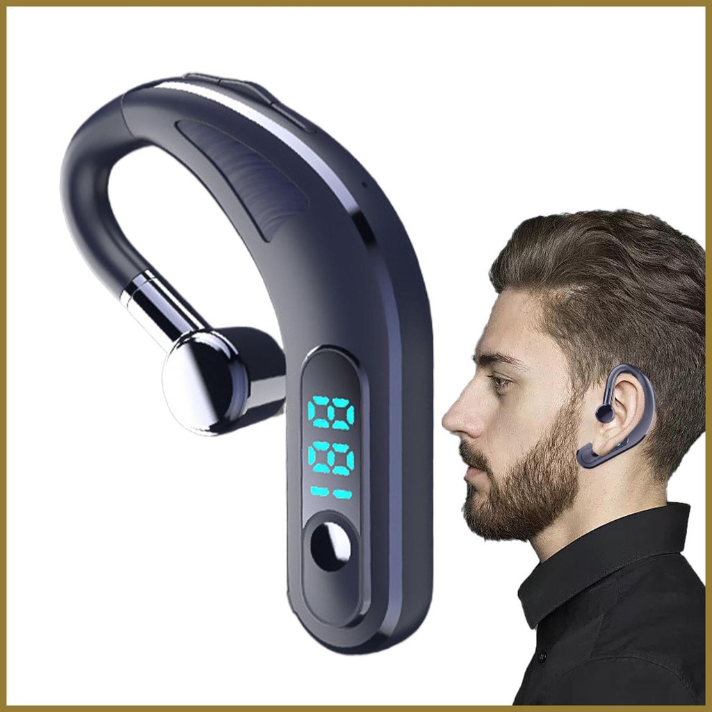Wrap Around Earbuds หูฟังสเตอริโอตัดเสียงรบกวนไร้สาย ชุดหูฟังกันเหงื่อ ...