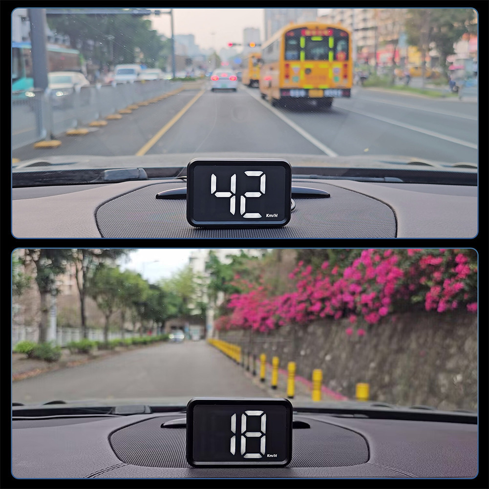 Gps KMH MPH HUD เครื ่ องวัดความเร ็ วแบบดิจิตอล Head Up Display ความเร ...