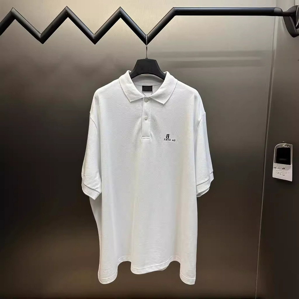 VANP High Version BAL*BLCG 2025New Embroidered Lettering polo Short ...