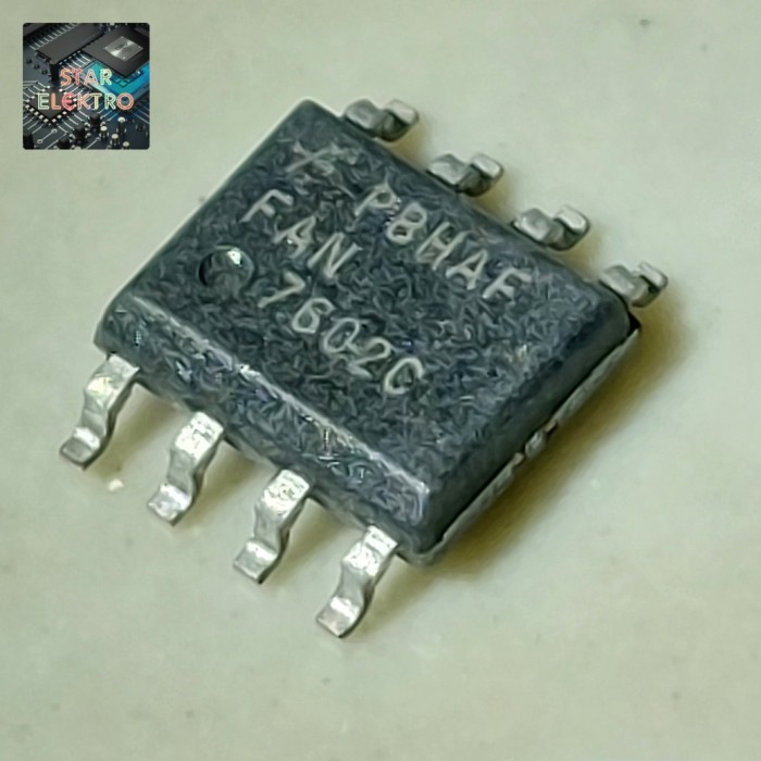 พัดลม 7602C Sop-8 SMD วาง FAN7602C IC สีเขียว PWM Controller FAN7602 ...