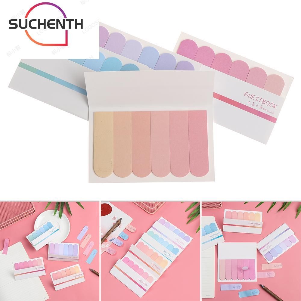 Suchenth 120 แผ ่ น Sticky Notes DIY ความแปลกใหม ่ Tab Strip Gradual เ ...