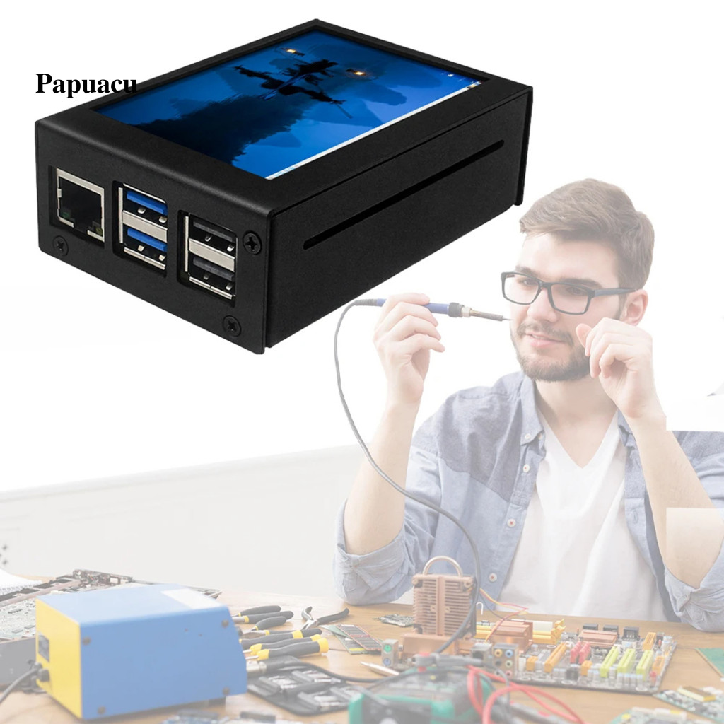 Papu Heat Sink Case โซลูชันการจัดการความร ้ อน Raspberry Pi 5 เคสโลหะ ...