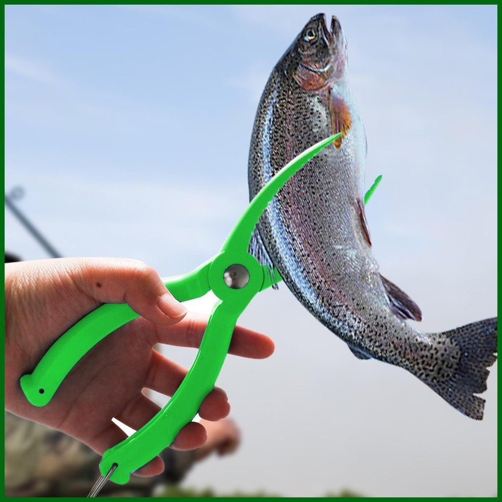 คีมตกปลา Ergonomic Fish Clamp Grippers ลื ่ นเครื ่ องมือตกปลาแบบพกพา ...