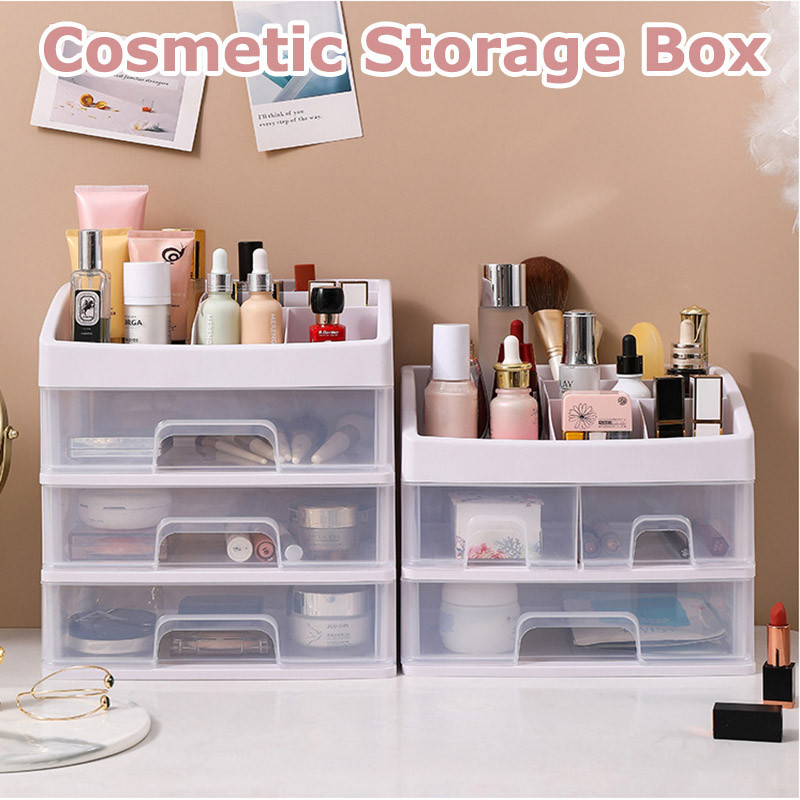 ลิ้นชักสไตล์ชั้นวางเดสก์ท็อป Clutter Sorting Box Multilayer Translucent ...