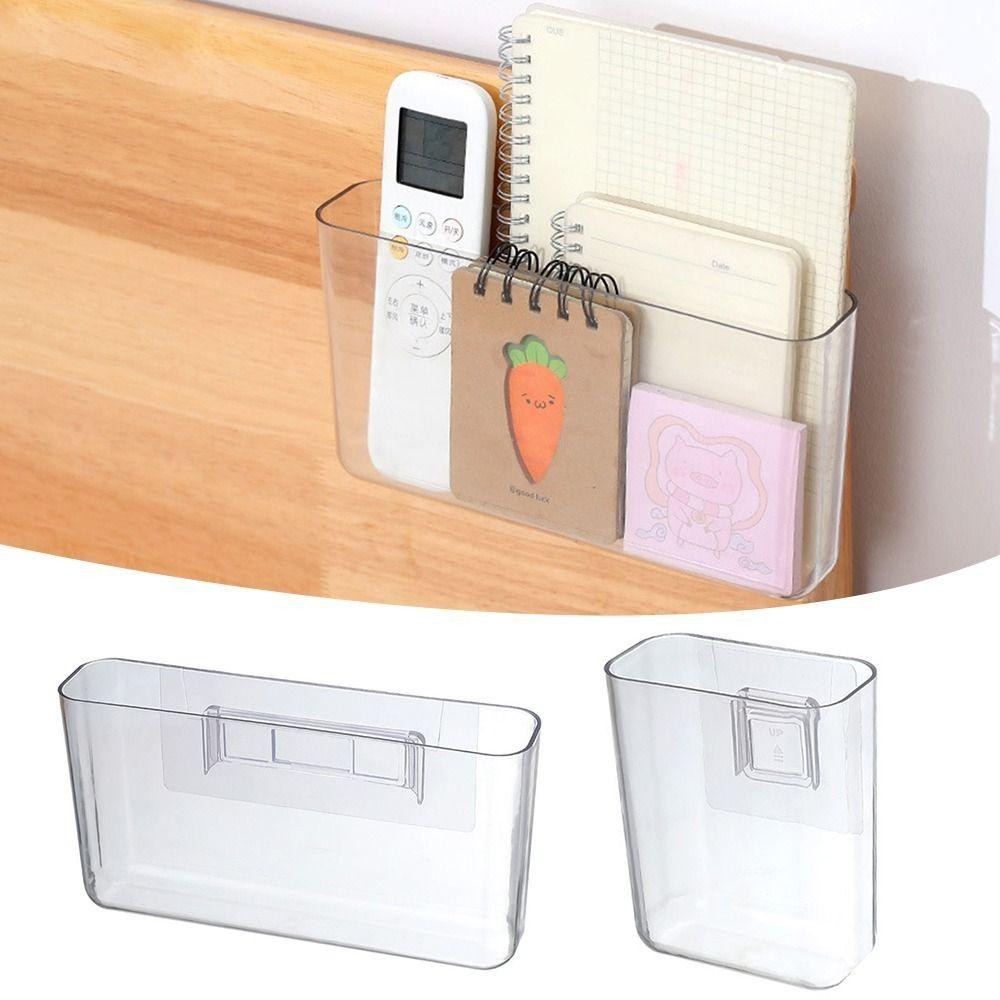 Backstage Storage Box, No Punch Transparent Stationery Organizer, ที่ ...