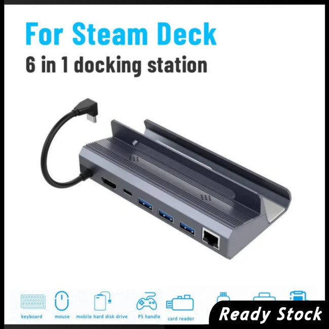Zevaret Docking Station เกมคอนโซล Docking Stand HD 4K 60Hz USB 3.0 USB ...