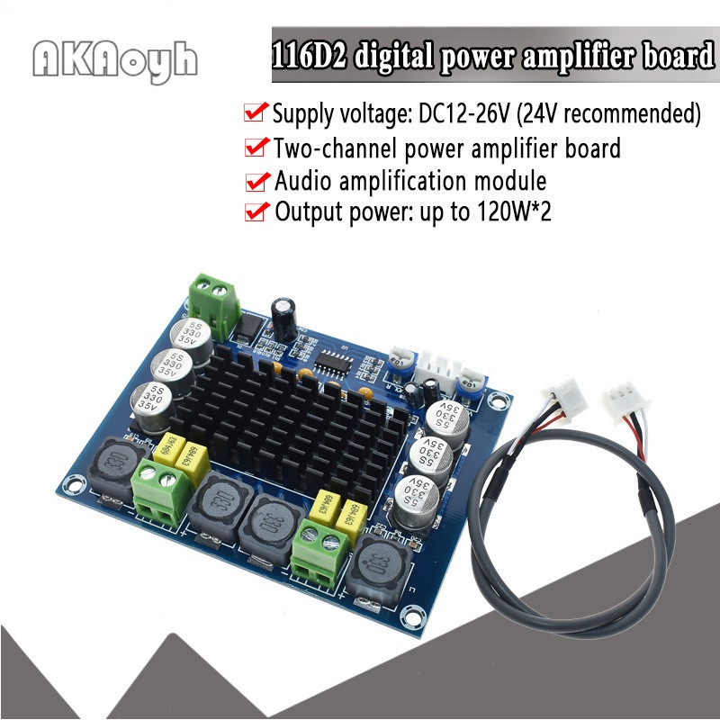 Okystar-placa Amplificadora De Audio Xh-m543 Tpa3116d2,Canal Dual,Clase D,Digita
