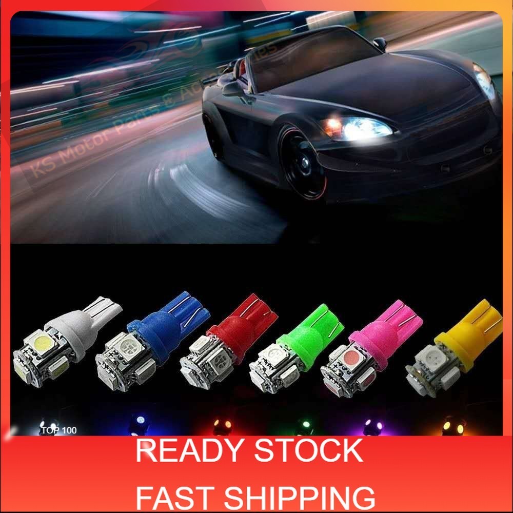 Stockcar & รถจักรยานยนต์ 2pcs T10 หลอดไฟ Led 12V ไฟ Led ภายใน Led Cree ...