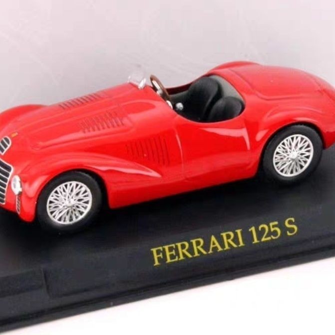 Miniature Voiture Ferrari 125S 1947 - 1/43 Tron Star ST05 - Metal Blanc