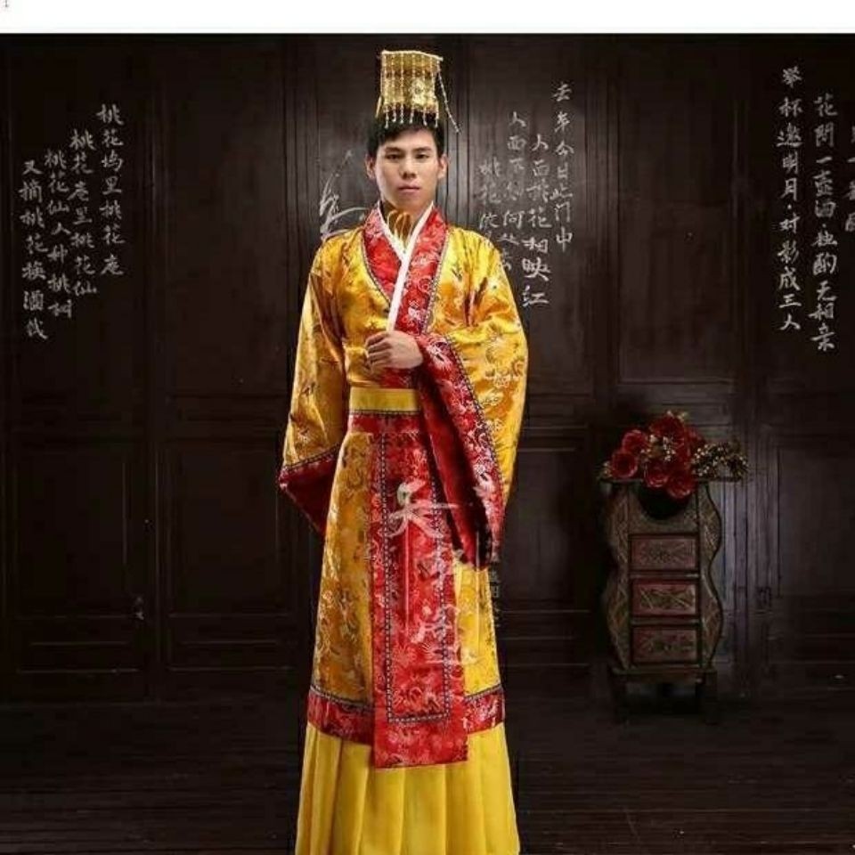 เครื่องแต่งกายสําหรับผู้ใหญ่ชาย Hanfu Sui Tang Dynasty Han Prince ...