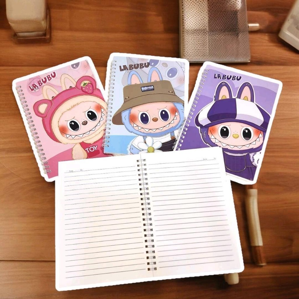 สมุดโน้ตปกการ์ตูน ( ลาบูบู้ ) ขนาด 14 × 20 ซม.ลายน่ารัก | Shopee Thailand