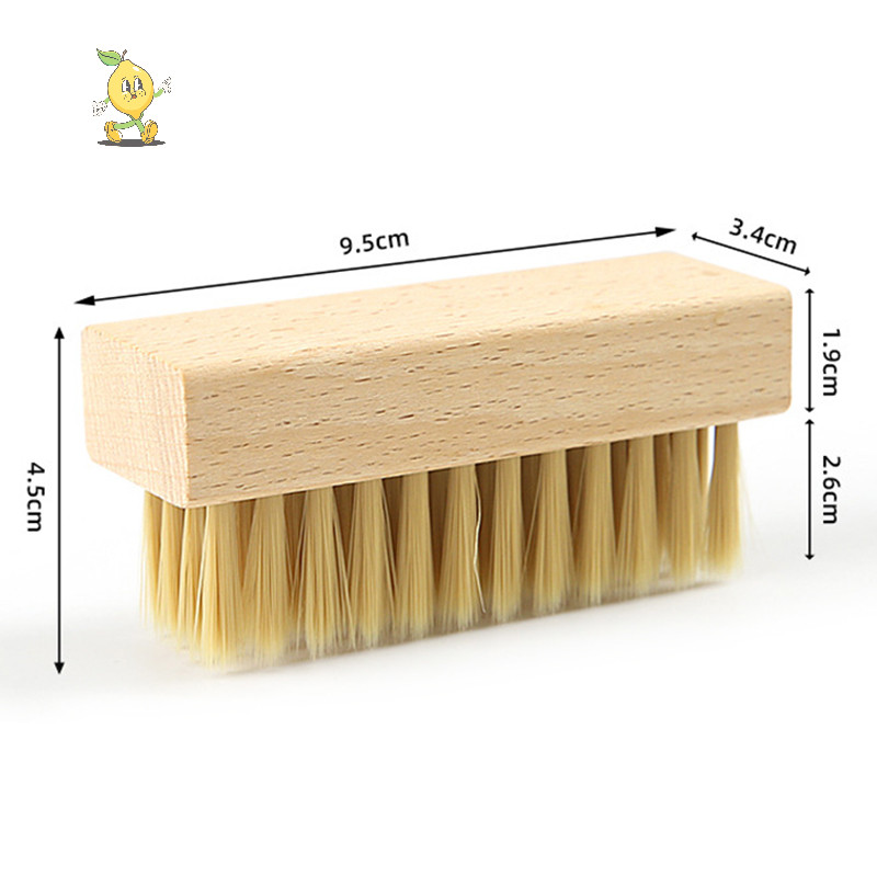 [mozh] แปรงรองเท้าขนแปรงหมูสําหรับรองเท้าแตะแปรงรองเท้าผ้าใบรองเท้าแปรงทําความสะอาดแปรงบูตทําความสะอาดด้ามไม้แปรงรองเท้า [TH] - 5