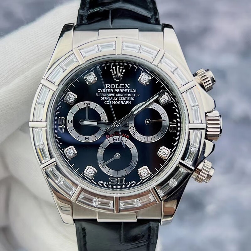 Rx Daytona Series116589Original Inlaid T Diamond 18K วัสดุทองคําขาวแผ่น ...