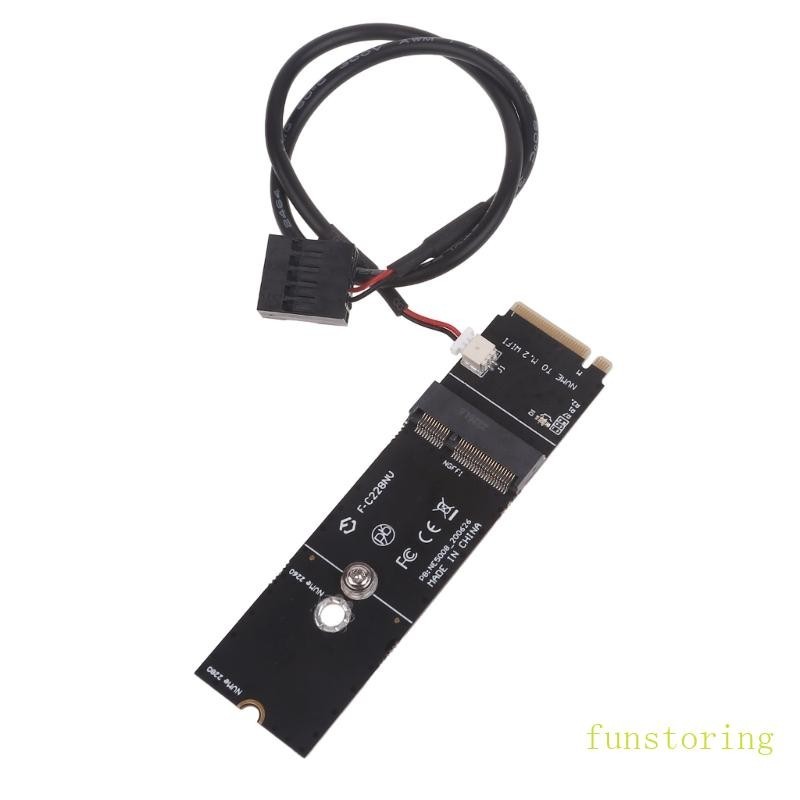 Fun NGFF M 2 A + E Key M 2 M Key NVMe PCIE SSD พอร์ตอะแดปเตอร์แปลง ...